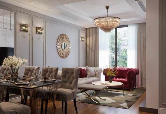 Nội thất căn hộ luxury tại Goldmark city – Không gian tinh tế, đẳng cấp